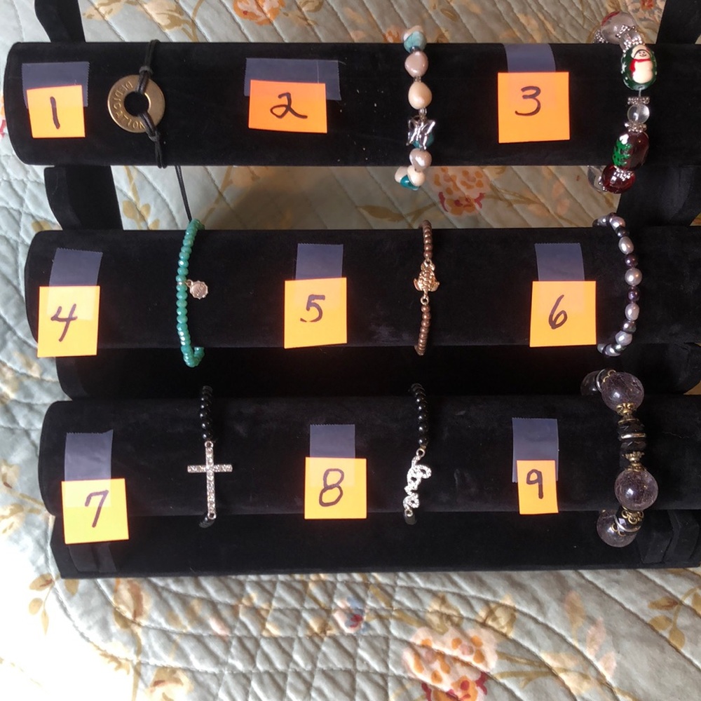 $5 each or 3/$10 Assorted stretch bracelets